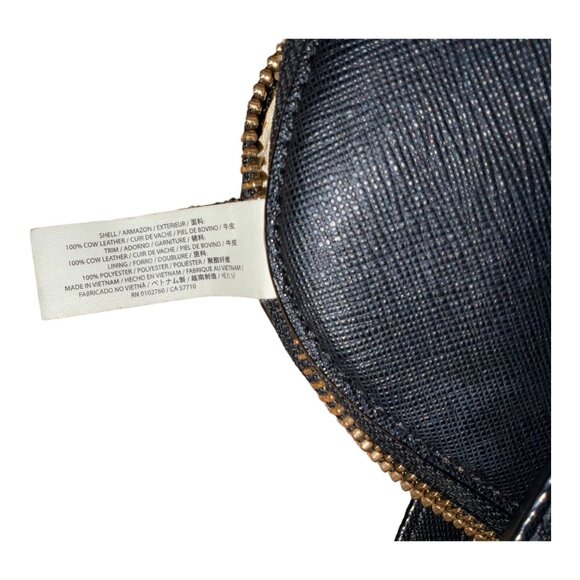 Kate Spade New York Black Leather Satchel Bag With Polka Dot Lining & Adjustable - Picture 10 of 12